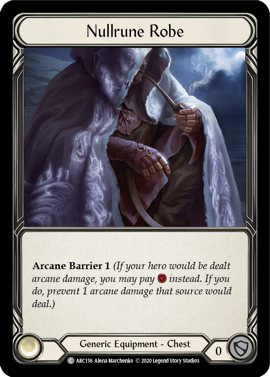 Nullrune Robe [Arcane Rising Unlimited] Unlimited Rainbow Foil
