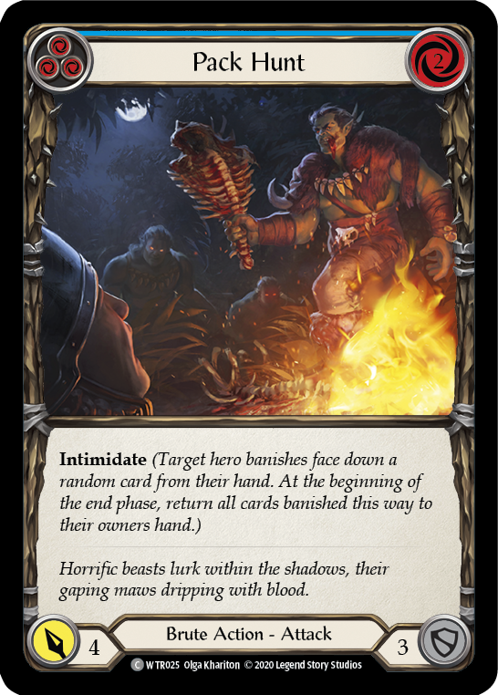Pack Hunt (Blue) [Welcome to Rathe Unlimited] Unlimited Rainbow Foil