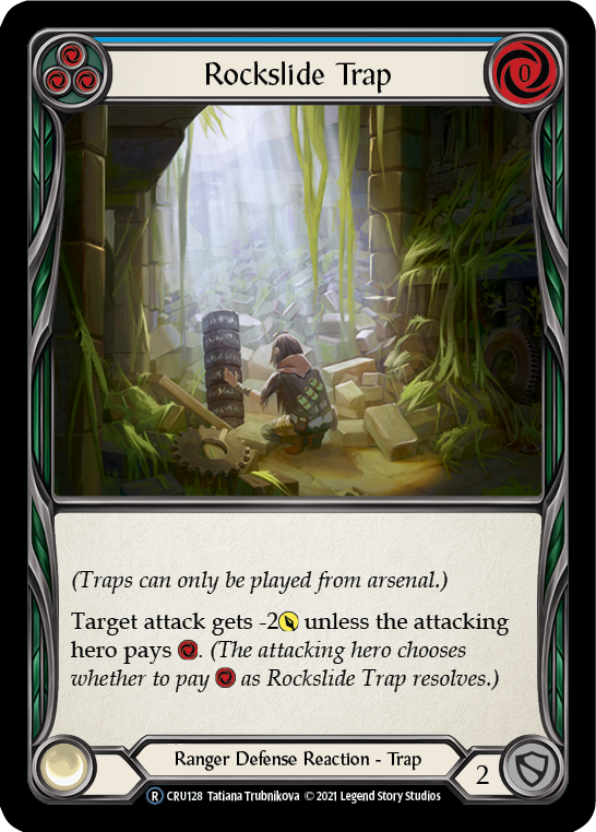 Rockslide Trap [Crucible of War Unlimited] Unlimited Rainbow Foil