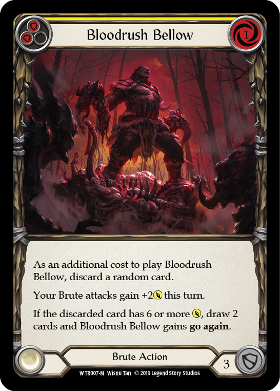 Bloodrush Bellow [Welcome to Rathe 1st Edition] Alpha Print Rainbow Foil