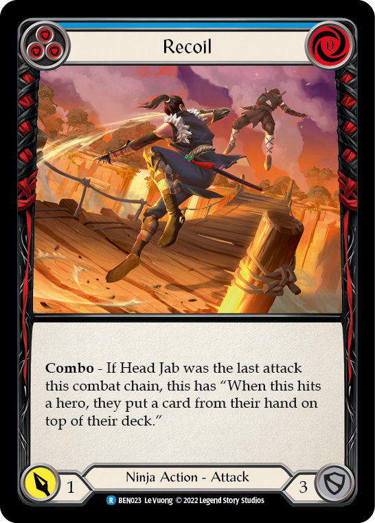 Recoil (Blue) [Outsiders] (Benji Blitz Deck)