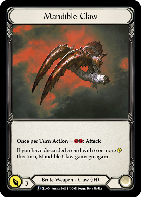 Mandible Claw [Crucible of War Unlimited] Unlimited Rainbow Foil