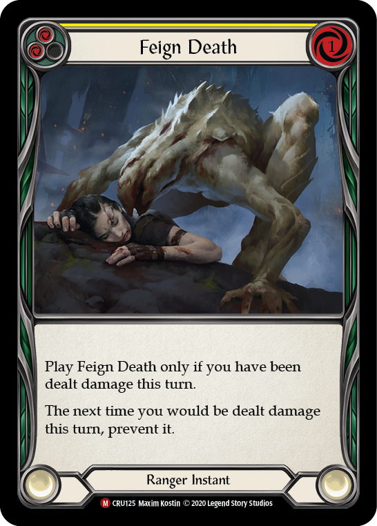 Feign Death [Crucible of War 1st Edition] 1st Edition Rainbow Foil