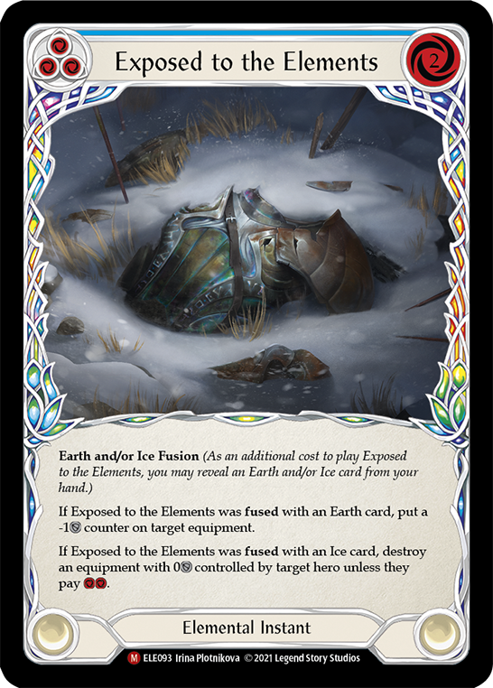 Exposed to the Elements [Tales of Aria 1st Edition] 1st Edition Rainbow Foil