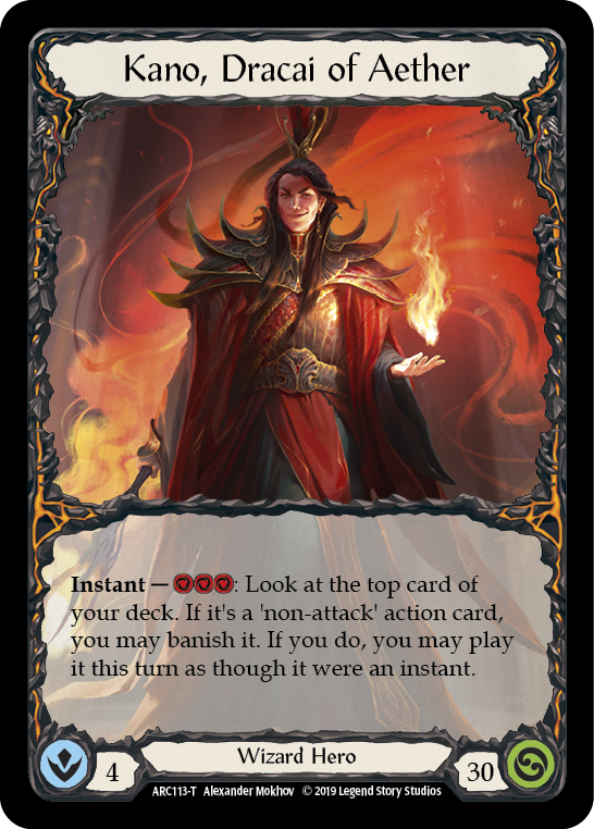Kano, Dracai of Aether [Arcane Rising 1st Edition] 1st Edition Normal