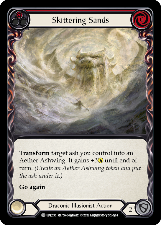 Skittering Sands (Red) [Uprising] Rainbow Foil