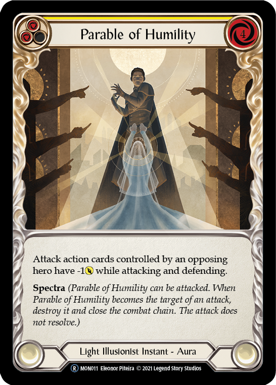 Parable of Humility [Monarch Unlimited] Unlimited Rainbow Foil