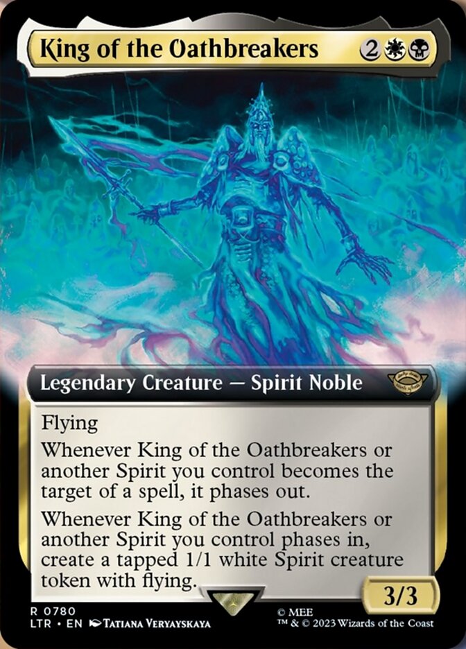 King of the Oathbreakers (Extended Art) (Surge Foil) [The Lord of the Rings: Tales of Middle-Earth]