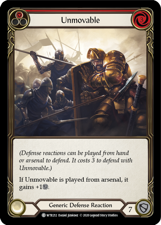 Unmovable (Red) [Welcome to Rathe Unlimited] Unlimited Normal