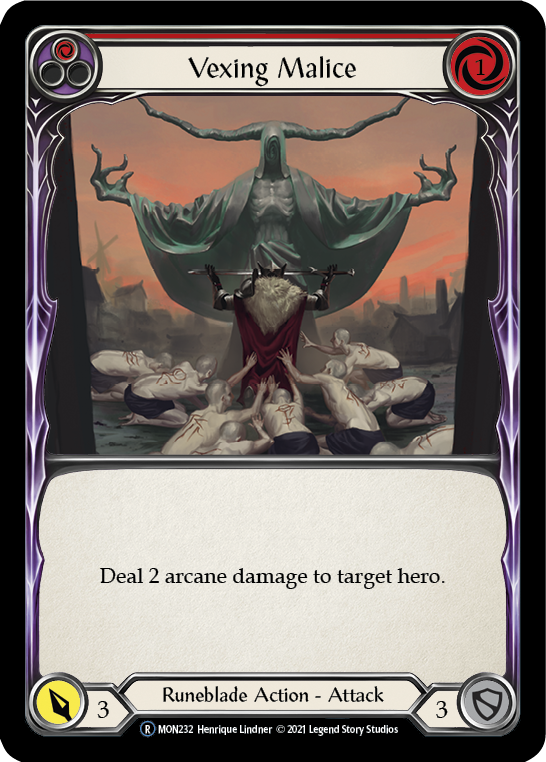 Vexing Malice (Red) [Monarch Unlimited] Unlimited Normal