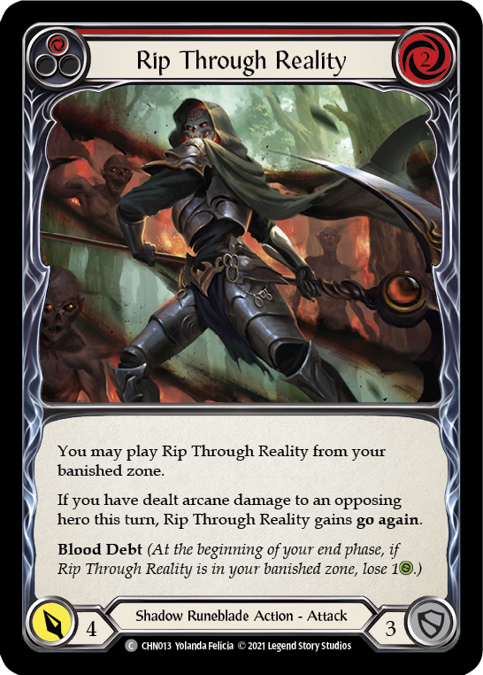 Rip Through Reality (Red) [Monarch Blitz Deck]