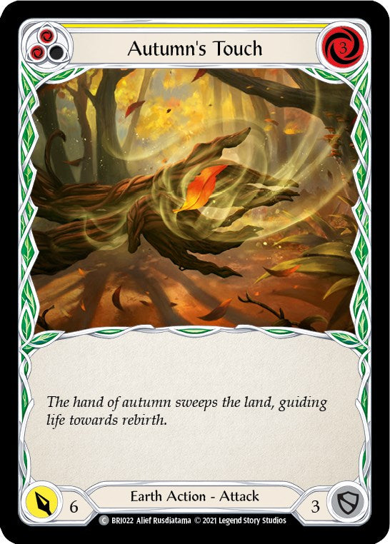 Autumn's Touch (Yellow) [Tales of Aria Blitz Deck] 1st Edition Normal