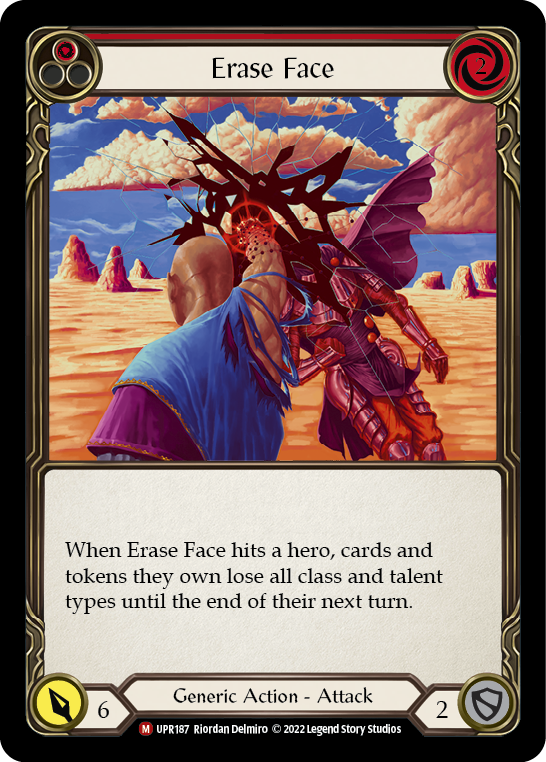 Erase Face [Uprising] Rainbow Foil