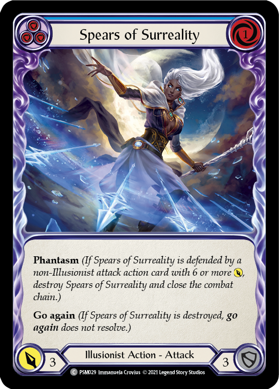 Spears of Surreality (Blue) [Monarch Blitz Deck]