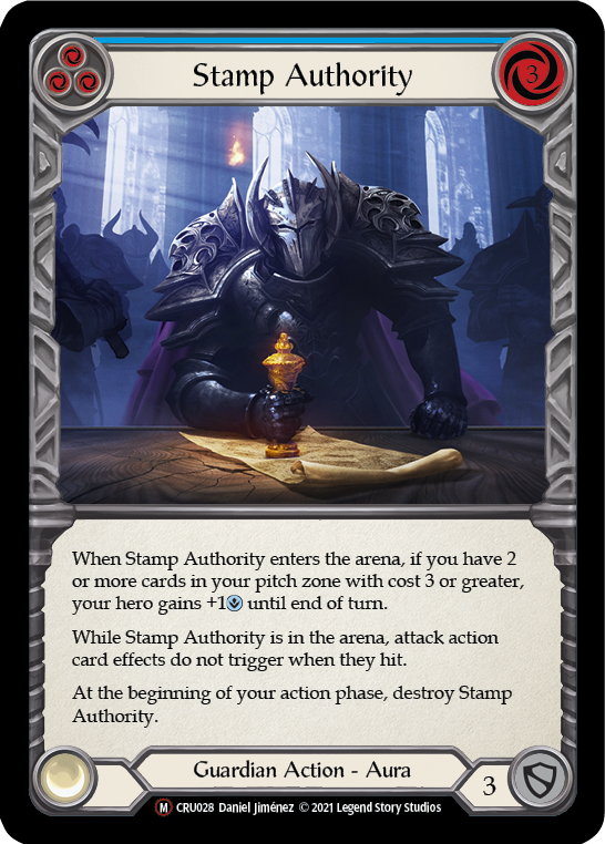 Stamp Authority [Crucible of War Unlimited] Unlimited Rainbow Foil