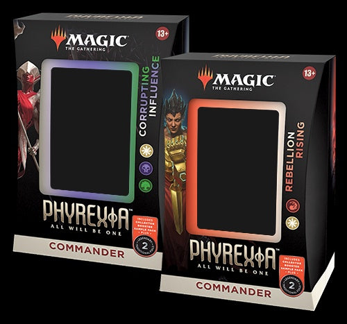 MTG PHYREXIA ALL WILL BE ONE COMMANDER SET OF 2