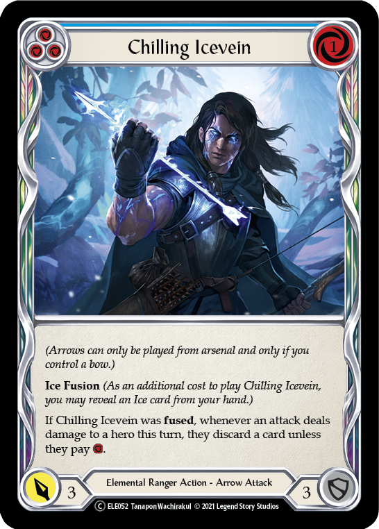Chilling Icevein (Blue) [Tales of Aria Unlimited] Unlimited Rainbow Foil