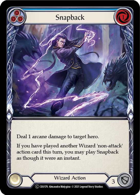 Snapback (Blue) [Crucible of War Unlimited] Unlimited Normal