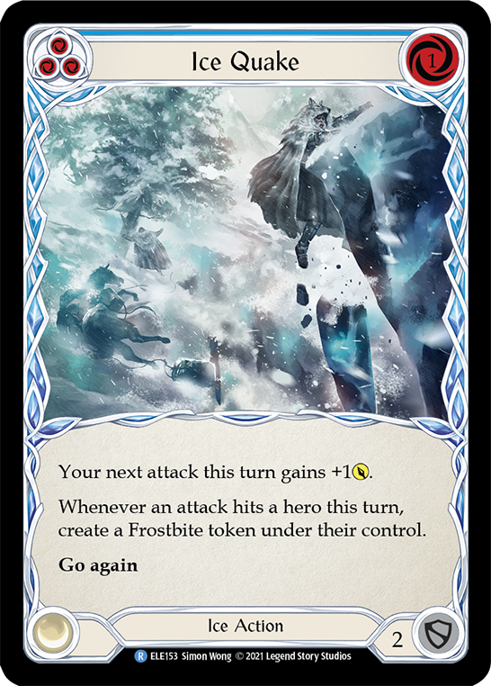 Ice Quake (Blue) [Tales of Aria 1st Edition] 1st Edition Normal