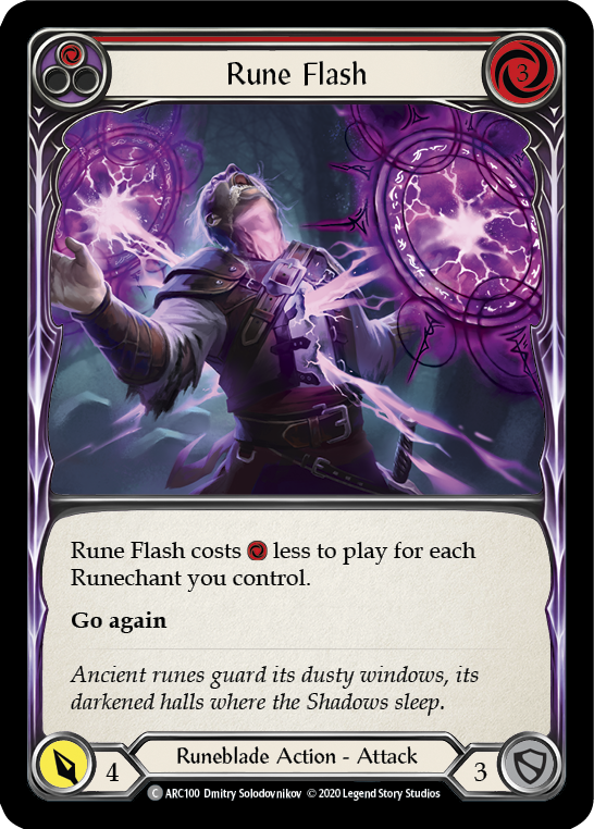 Rune Flash (Red) [Arcane Rising Unlimited] Unlimited Normal