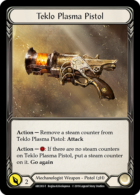 Death Dealer // Teklo Plasma Pistol [Arcane Rising 1st Edition] 1st Edition Normal