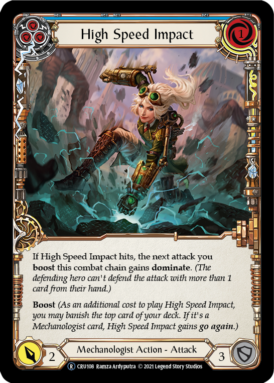 High Speed Impact (Blue) [Crucible of War Unlimited] Unlimited Normal