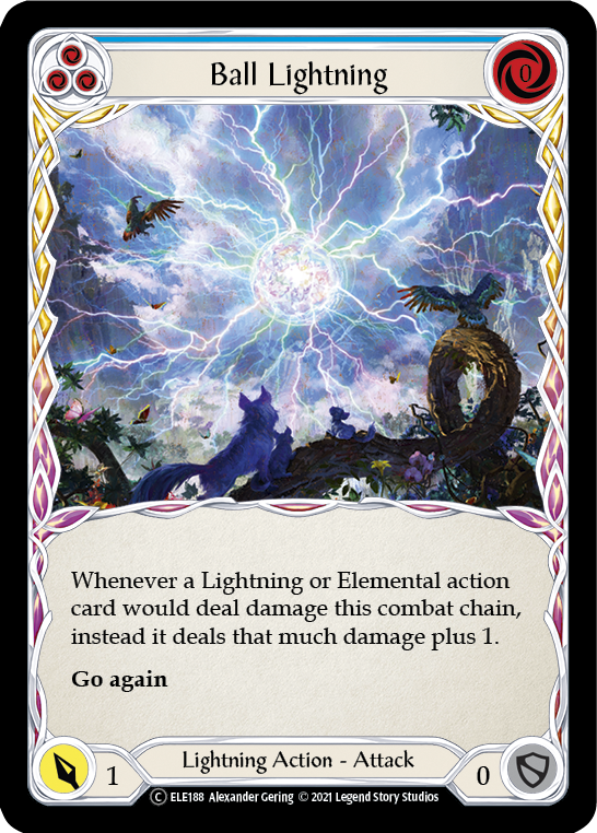 Ball Lightning (Blue) [Tales of Aria Unlimited] Unlimited Rainbow Foil