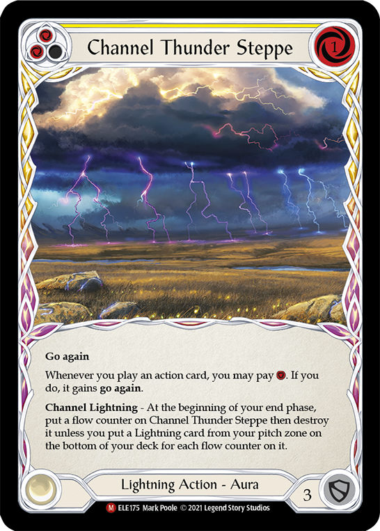 Channel Thunder Steppe [Tales of Aria 1st Edition] 1st Edition Rainbow Foil