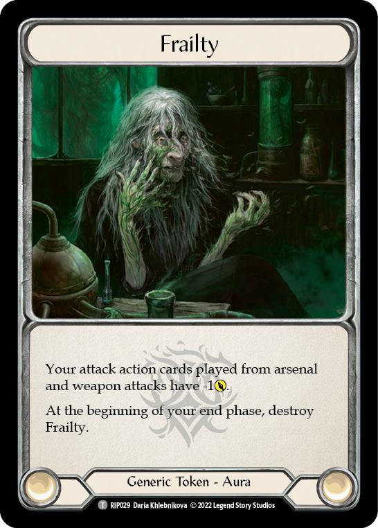 Frailty [Outsiders] (Riptide Blitz Deck)
