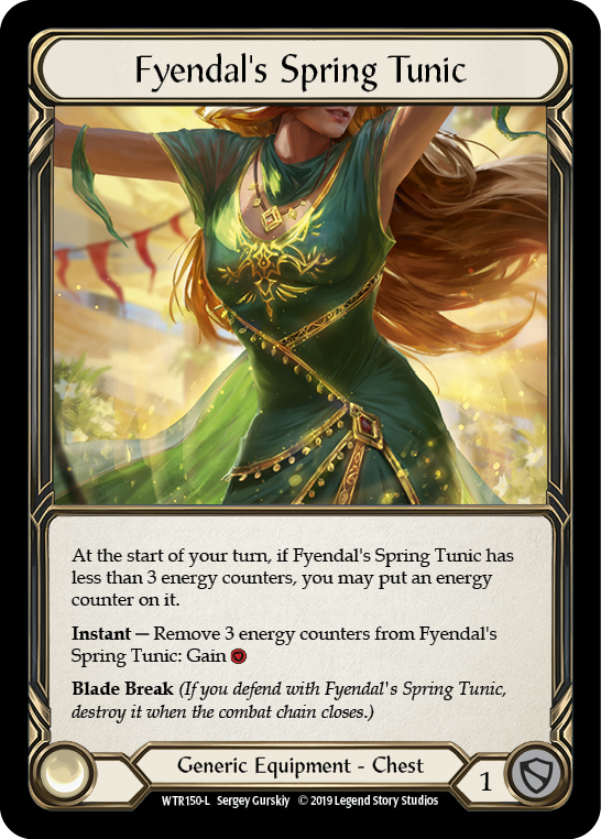 Fyendal's Spring Tunic [Welcome to Rathe 1st Edition] Alpha Print Cold Foil