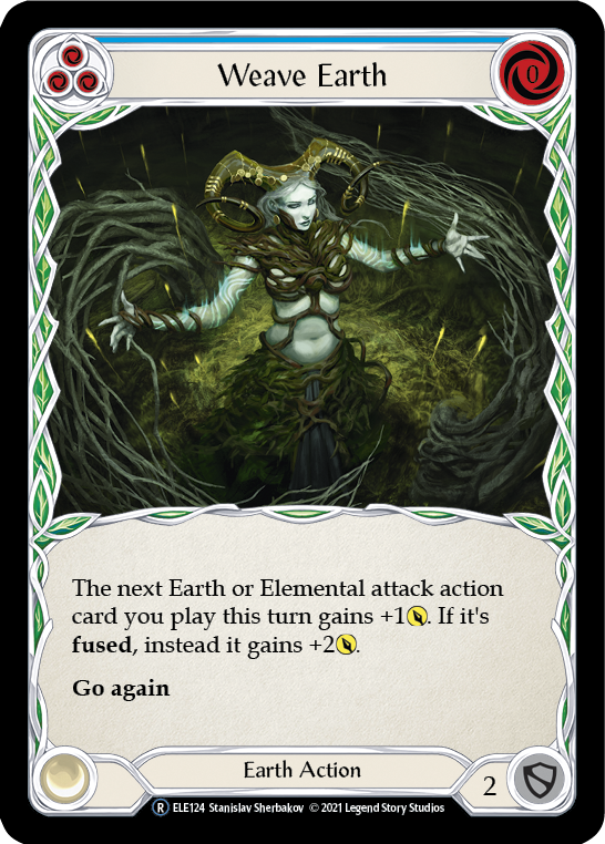 Weave Earth (Blue) [Tales of Aria Unlimited] Unlimited Rainbow Foil