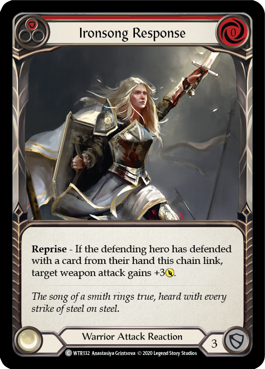 Ironsong Response (Red) [Welcome to Rathe Unlimited] Unlimited Rainbow Foil