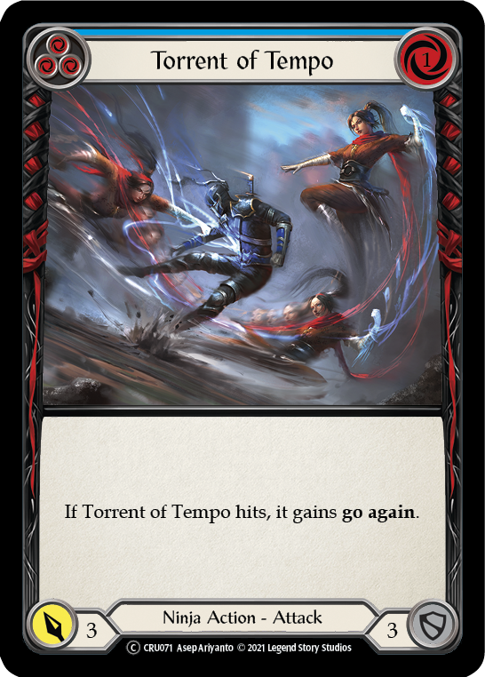 Torrent of Tempo (Blue) [Crucible of War Unlimited] Unlimited Normal