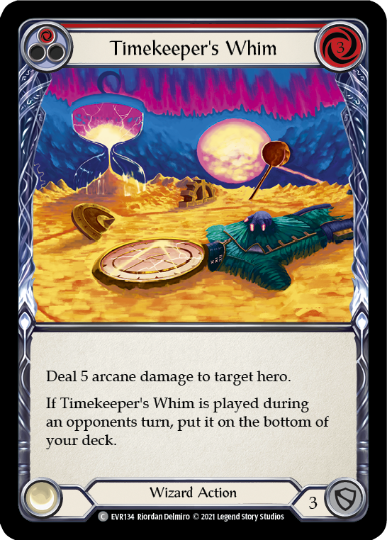 Timekeeper's Whim (Red) [Everfest] 1st Edition Normal