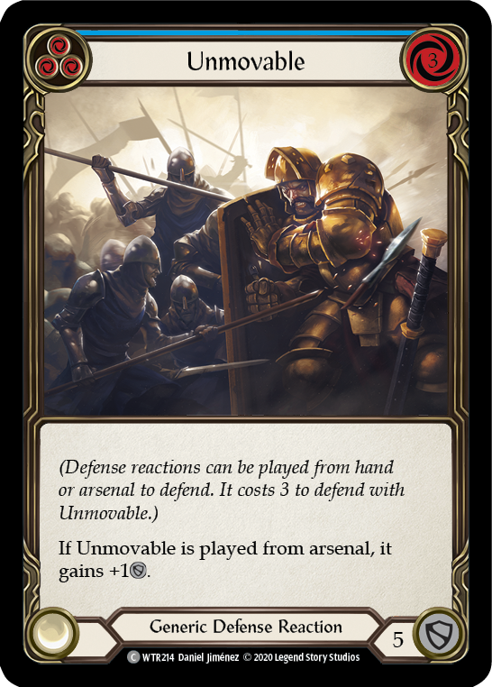 Unmovable (Blue) [Welcome to Rathe Unlimited] Unlimited Rainbow Foil