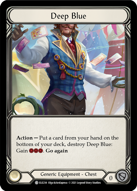 Deep Blue [Tales of Aria 1st Edition] 1st Edition Cold Foil