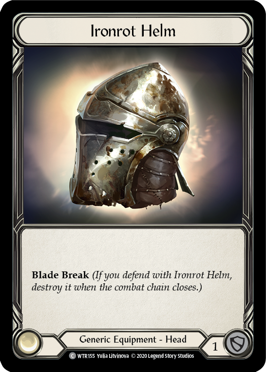 Ironrot Helm [Welcome to Rathe Unlimited] Unlimited Rainbow Foil