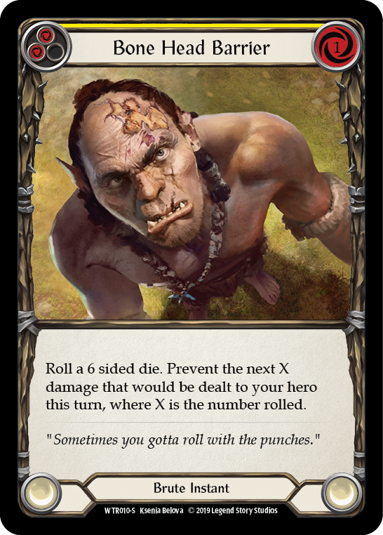 Bone Head Barrier [Welcome to Rathe 1st Edition] Alpha Print Rainbow Foil