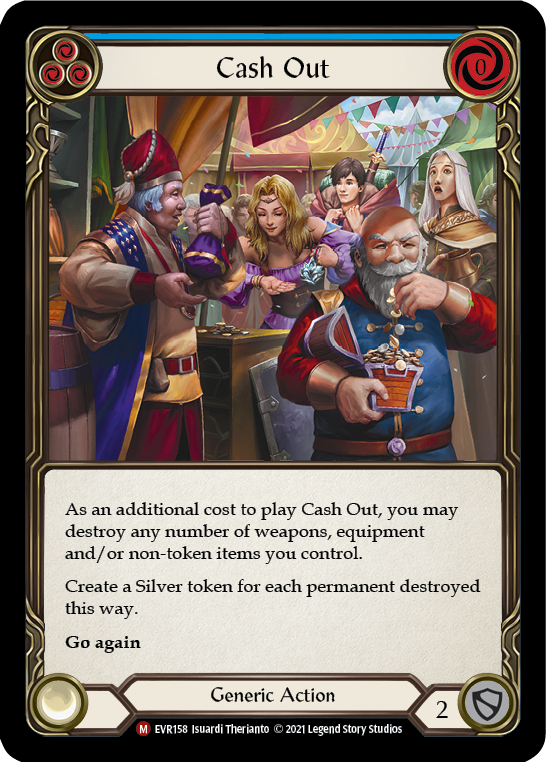 Cash Out [Everfest] 1st Edition Rainbow Foil