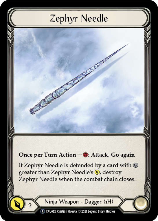 Zephyr Needle [Crucible of War Unlimited] Unlimited Rainbow Foil