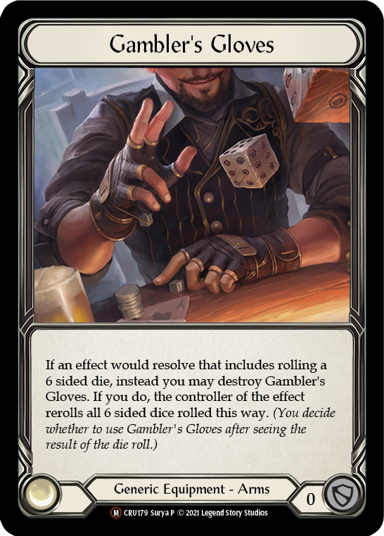 Gambler's Gloves [Crucible of War Unlimited] Unlimited Rainbow Foil