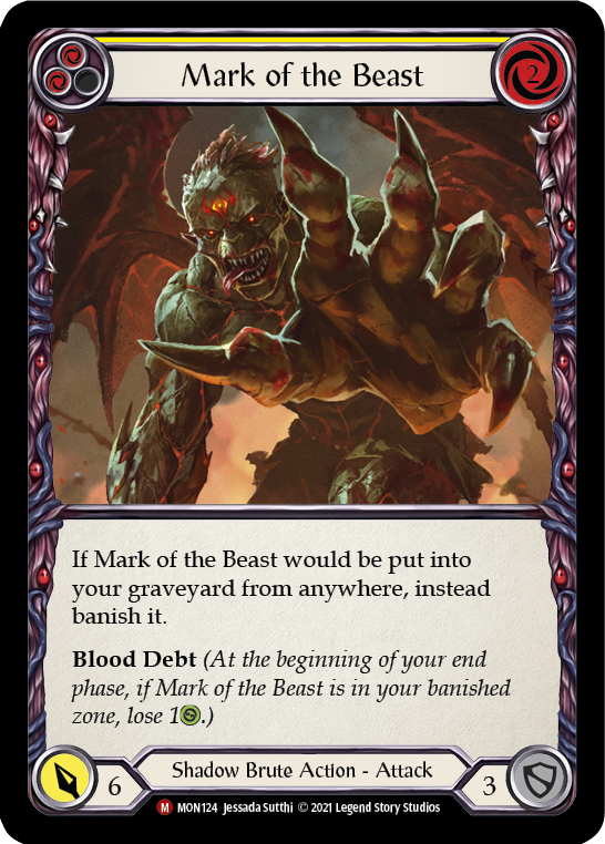 Mark of the Beast [Monarch 1st Edition] 1st Edition Normal