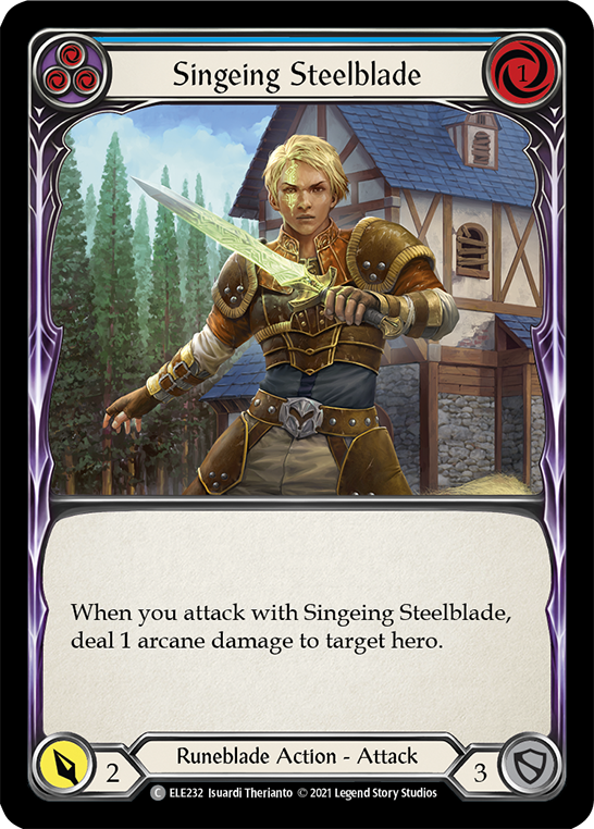 Singeing Steelblade (Blue) [Tales of Aria 1st Edition] 1st Edition Normal