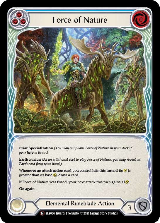 Force of Nature [Tales of Aria Unlimited] Unlimited Rainbow Foil