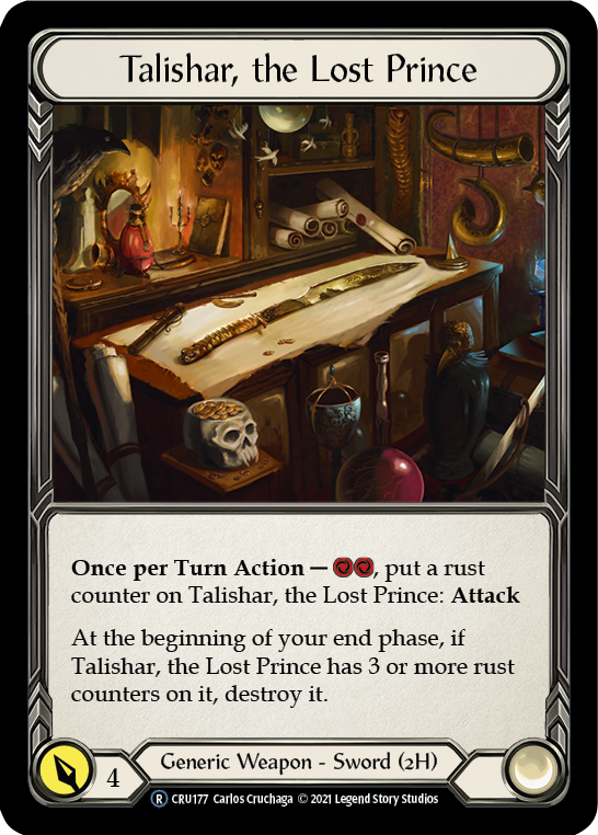 Talishar, the Lost Prince [Crucible of War Unlimited] Unlimited Normal