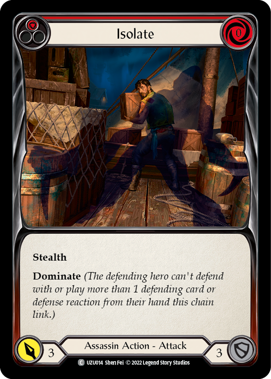 Isolate (Red) [Outsiders] (Uzuri Blitz Deck)