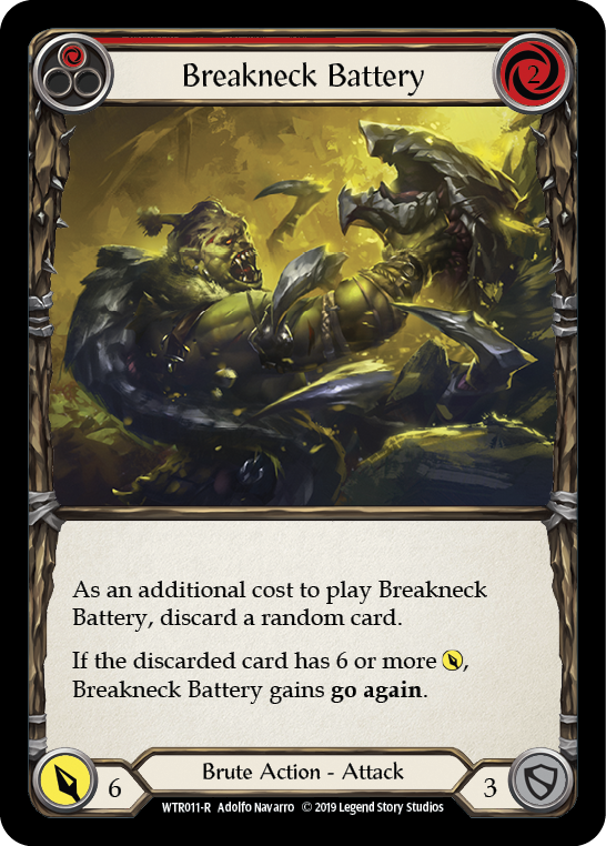Breakneck Battery (Red) [Welcome to Rathe 1st Edition] Alpha Print Normal