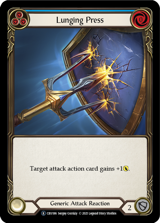 Lunging Press [Crucible of War Unlimited] Unlimited Rainbow Foil