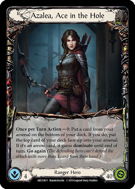 Azalea, Ace in the Hole // Death Dealer [Arcane Rising 1st Edition] 1st Edition Normal