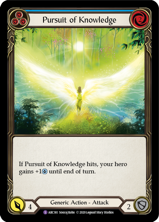 Pursuit of Knowledge [Arcane Rising Unlimited] Unlimited Rainbow Foil